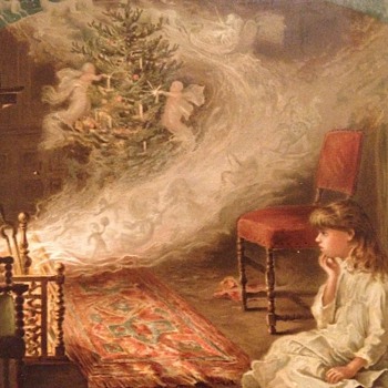 More Victorian Christmas scrap book images 
