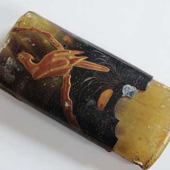 Interesting Painted Case for Something in Very Bad Condition, but still Beautiful - Asian