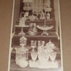 Cabinet card of Photographer's Wife's Glass Collection