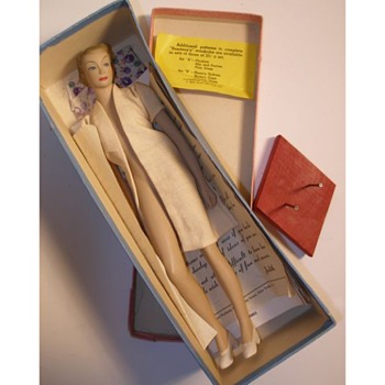 1940's Susanne Manikin and a few Patterns 11 1/2" Tall 