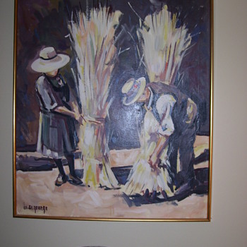 WILLIS ST. GEORGE OIL PAINTING (1914-1965) - Visual Art