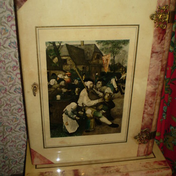 Cabinet withPeasants Dance by Pieter Bruegel.