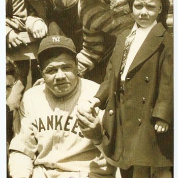 Babe Ruth Post card
