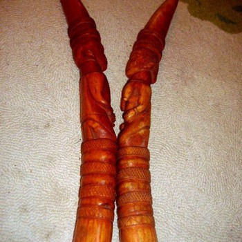 IVORY YORUBA IFA DIVINATION TAPPERS