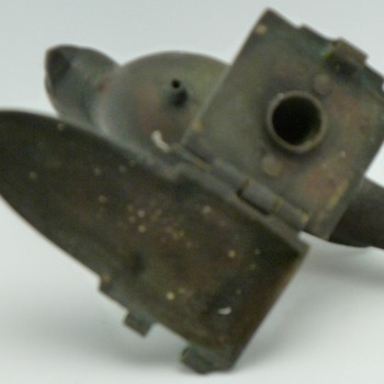 Metal bird feeder? Vintage  - Folk Art