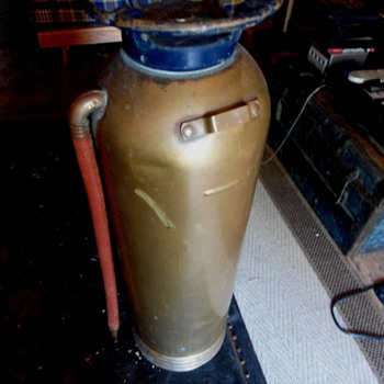 Old Fire Extinguisher --  transitional piece?