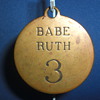 Rare Babe Ruth Yankee Stadium Locker Tag Circa 1930