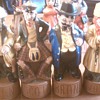 cowboy bourbon, pirate rum, inspector gin McGovern Alberta's Figurals