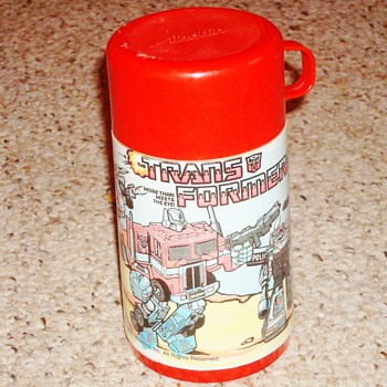 1984 Transformers Thermos