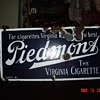 Porcelain Piedmont Tobacco Sign...The Virginia Cigarette...Two Colors
