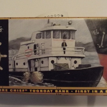 Texaco Firechief Tugboat Bank - Petroliana