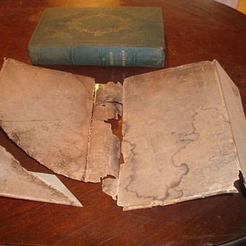 Works of Akenside, 1835 with early home made? dust jacket - Books