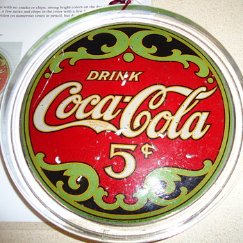 1907 Glass Change Reciever - Coca-Cola