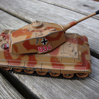 tiger tank toy by gorgi 80s