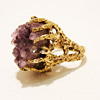 Vintage Panetta Raw Amethyst Ring