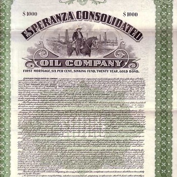 Oil, Hawaii, Telephone and Early American Industry - Business & Art History - US Paper Money