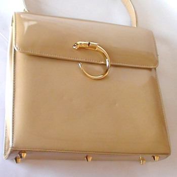CARTIER Handbag Vinyl Panthere made in the 1960's  Please if you know I'm wrong tell me