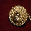 Wingback Brooch Pin from 1940's W/ Czechoslovakian Stones Pat. No 