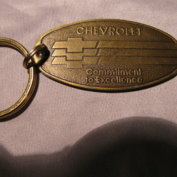 Old Chevy Keychain