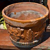 An Old Mexican Flower Pot