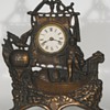Christopher Columbus Cast Front Clock, ca. 1890