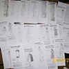 1940's 12 1/2 Inch Mannequin doll Patterns 
