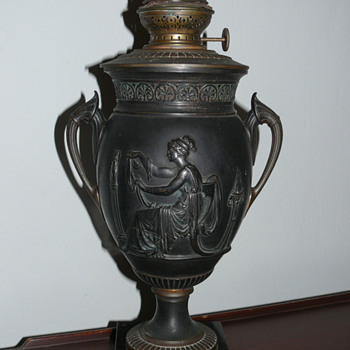 a german brass oil lamp? - Lamps