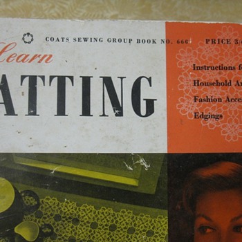 Tatting book not sure what this is - Books