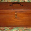 Handcrafted vintage Wood Tackle Box