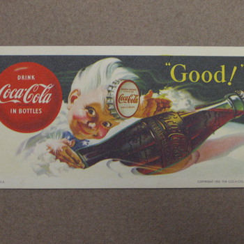 Coca-Cola Kid Blotter