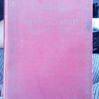 1929 World Atlas and Gazetteer - Books