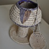 Woven basket in the shape of a goblet. Who made it?