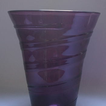 Whitefriars Ribbon Trail Vase - Art Glass