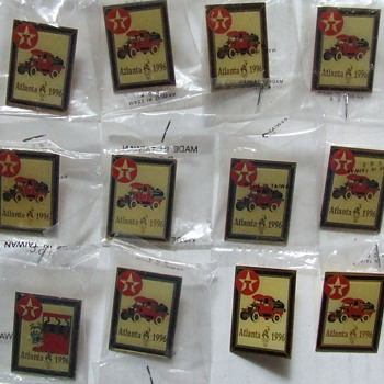 Texaco 1996 Atlanta Olympic Pins.