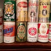 Vintage beer cans