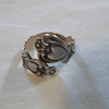 VINTAGE AVON STERLING SILVER TREASURED HEART SPOON RING / MARKED