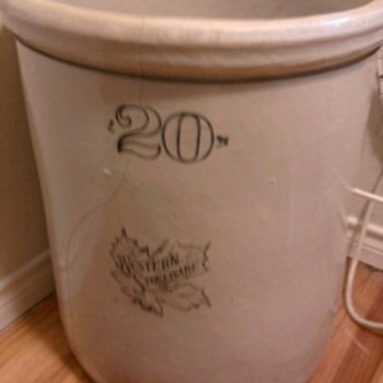 20 gallon stoneware crock