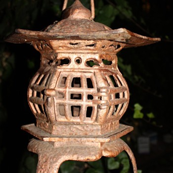 Old Cast-Iron Japanese Lamp?