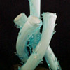 1899 French Legras Multi Stick & Thorn Art Nouveau Glass Vase