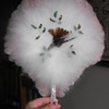 VICTORIAN HUMMINGBIRD FEATHER FAN 