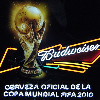 Budweiser 2010 World Cup Sign in Spanish