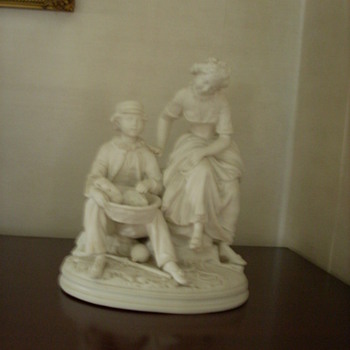 Bisque (?) Figure - Art Pottery