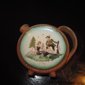 UNLISTED QUIMPER FAIENCE CORDIAL/CRUET