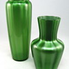 Loetz Metallin Grün Optisch Vases