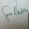 Gwen Verdon Autographed Notecard 