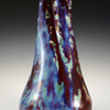 Sang de Boeuf Glazed Twisting Quatrefoil Form Art Nouveau Vase