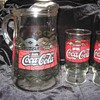 Coca-Cola Pitcher & Glasses