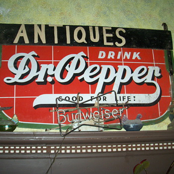 Dr pepper sign