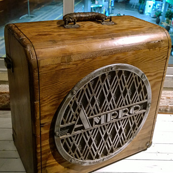 1940s Ampro Projector Speaker Cabinet - Electronics