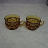 AMBER PUNCH CUPS